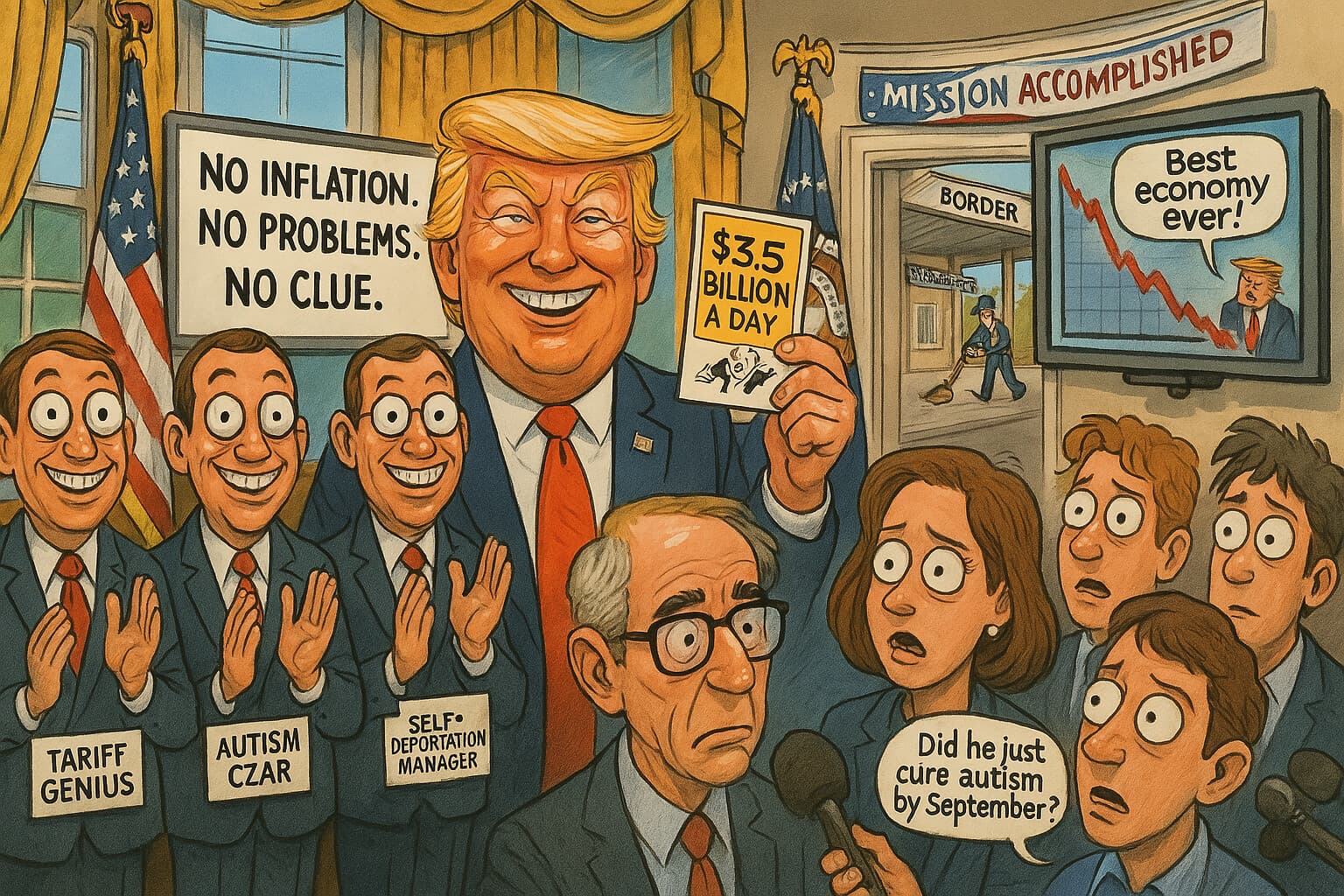Trump Tariffs Show Trade Shift; Bitcoin Inflation Hedge Narrative Strengthens